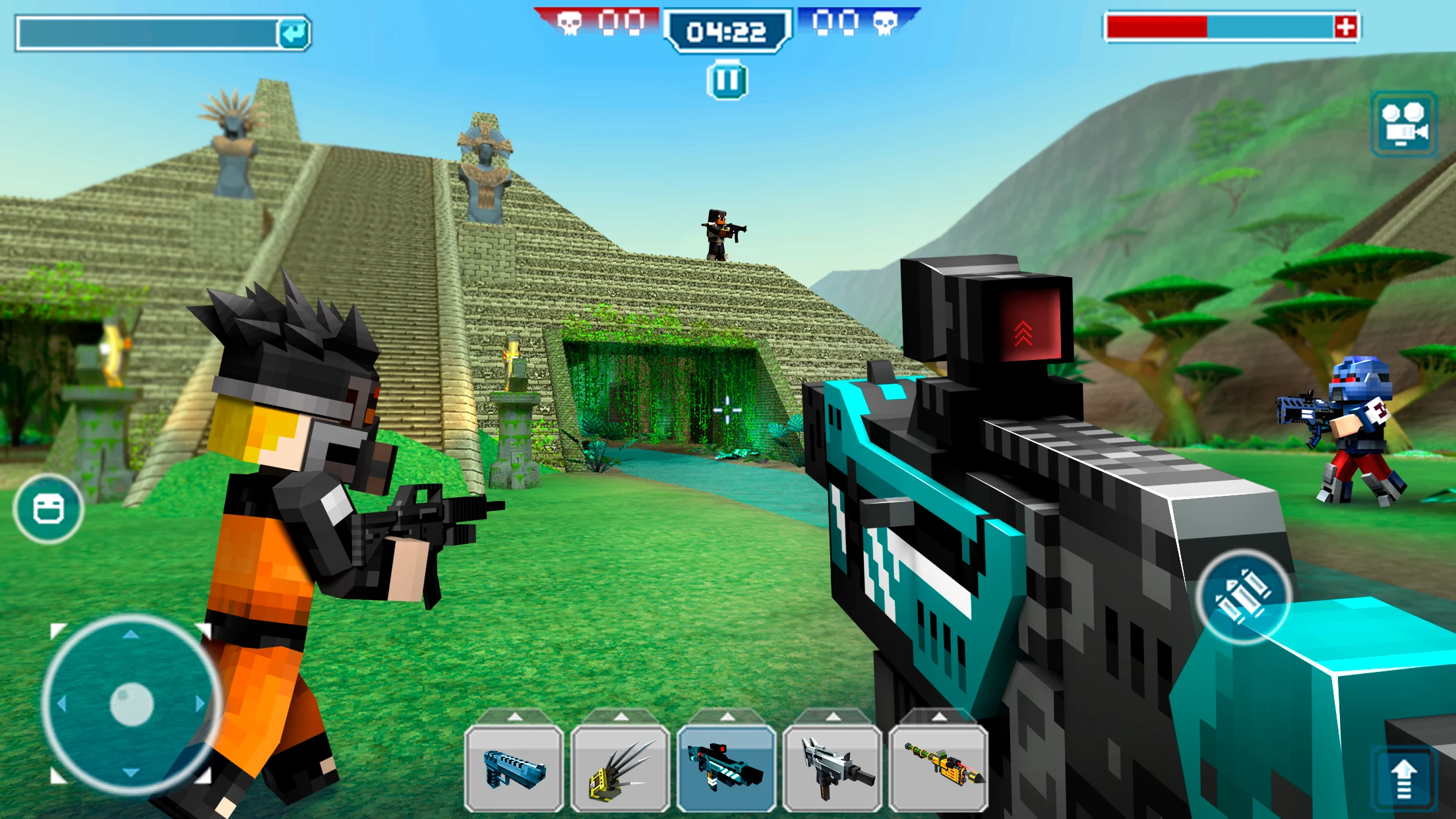 Blocky Cars online games screenshot